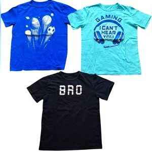 Lot of 3 boy tee shirts size M (7/8)